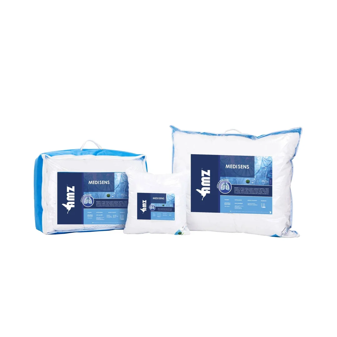 Kołdra antyalergiczna 200x220 Medisens całoroczna 1600g biała AMZ — zdjęcie 4