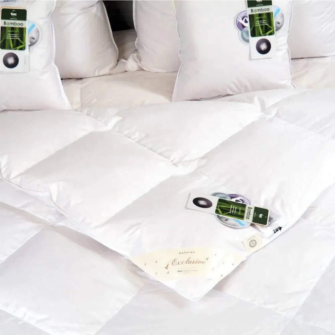 Kołdra puchowa 90% 155x200 Dream ciepła 1200g biała AMZ — zdjęcie 6