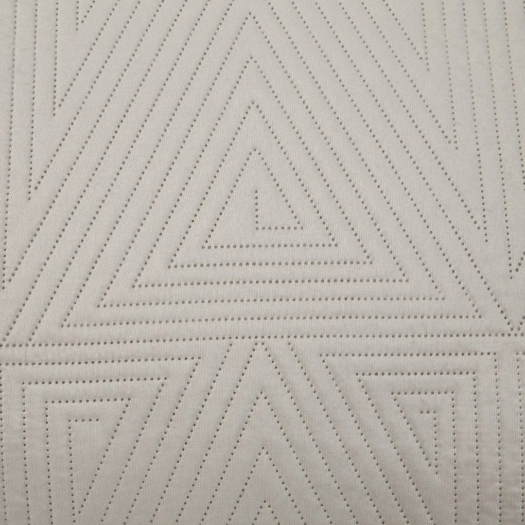 Narzuta dekoracyjna 140x200 Trio beżowa jasna geometryczna I25 — zdjęcie 2