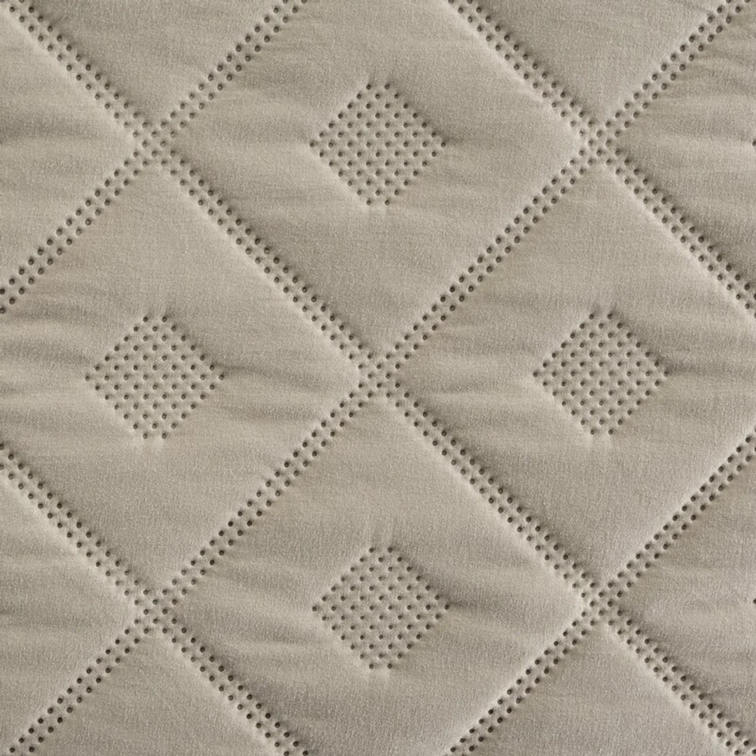 Narzuta dekoracyjna 170x210 Alara 6 beżowa ciemna romby pikowana D91 — zdjęcie 3