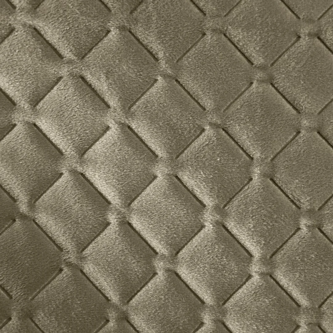 Narzuta dekoracyjna 200x220 Dimon beżowa ciemna geometryczna welurowa Eurofirany — zdjęcie 3