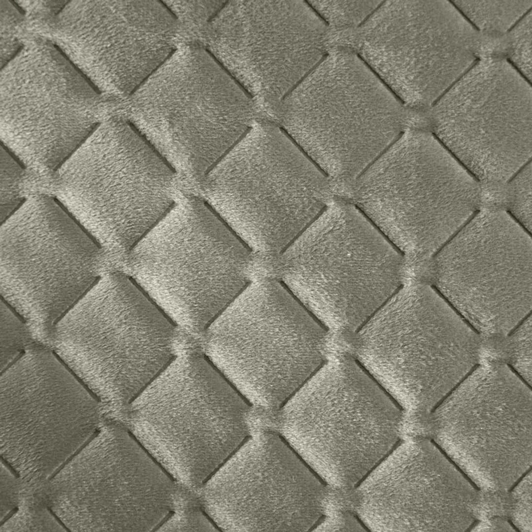 Narzuta dekoracyjna 200x220 Dimon srebrna geometryczna welurowa Eurofirany — zdjęcie 3