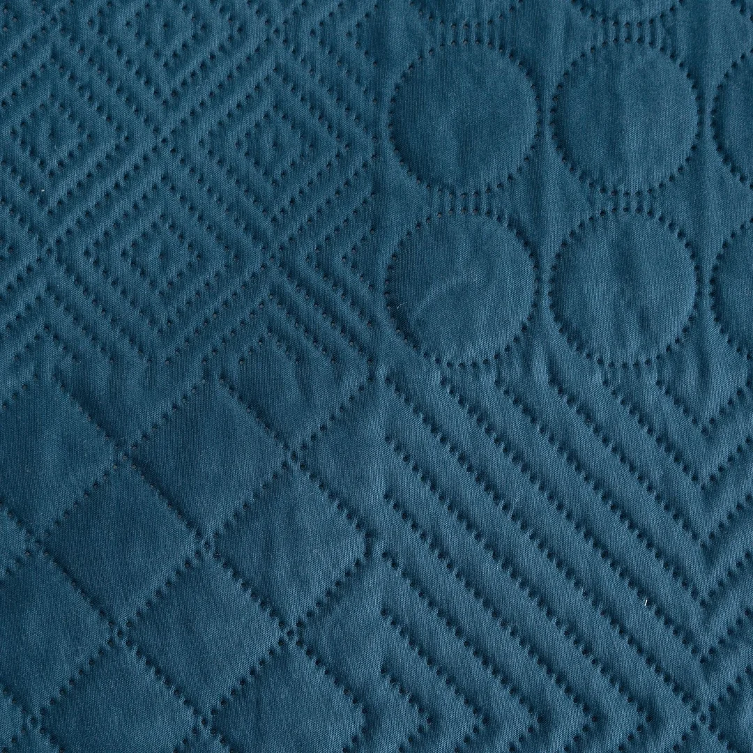 Narzuta dekoracyjna 220x240 Boni 5 granatowa geometryczna — zdjęcie 4