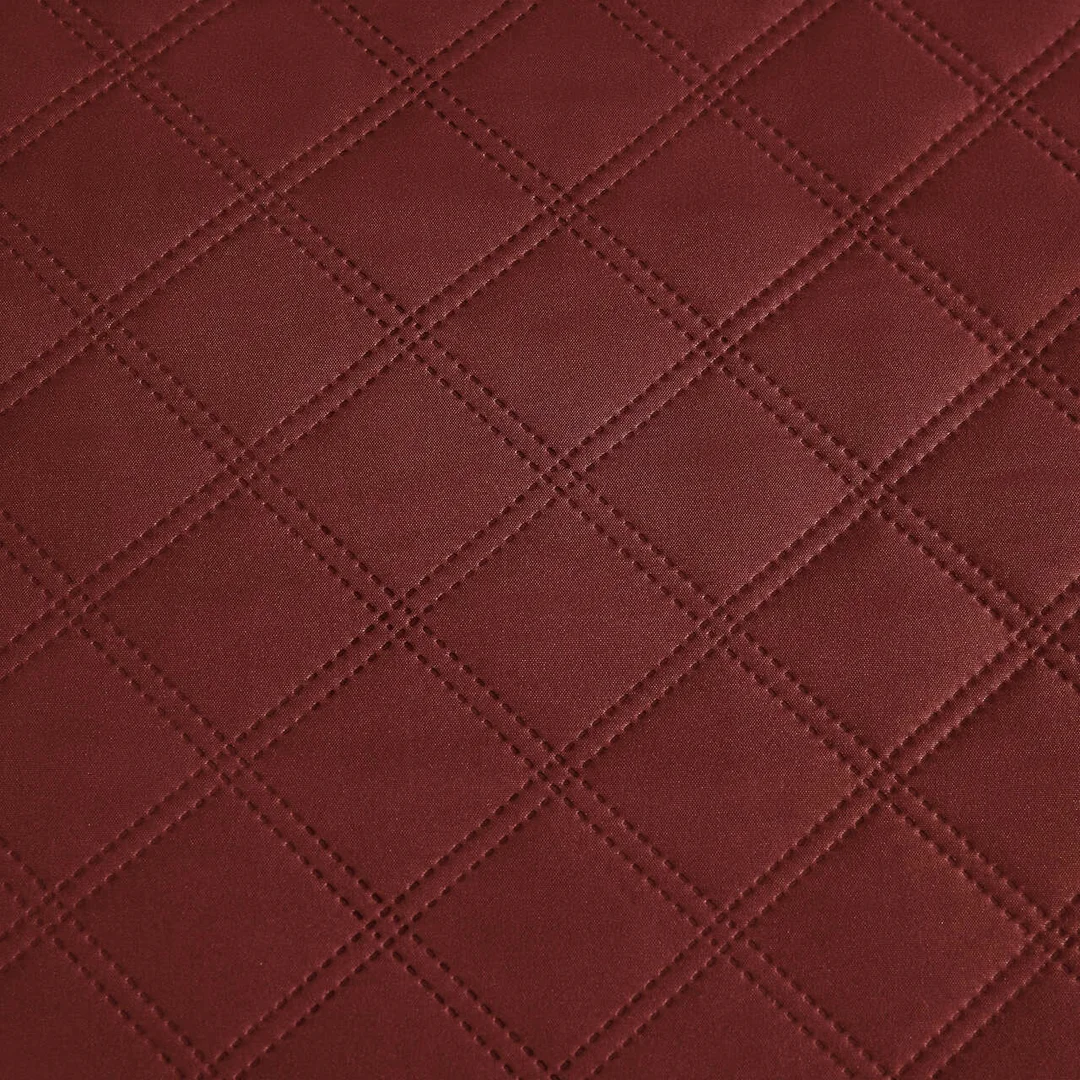 Narzuta z falbanką 160x220 Ruffy bordowa falbanka romby glamour dekoracyjna I2 — zdjęcie 4