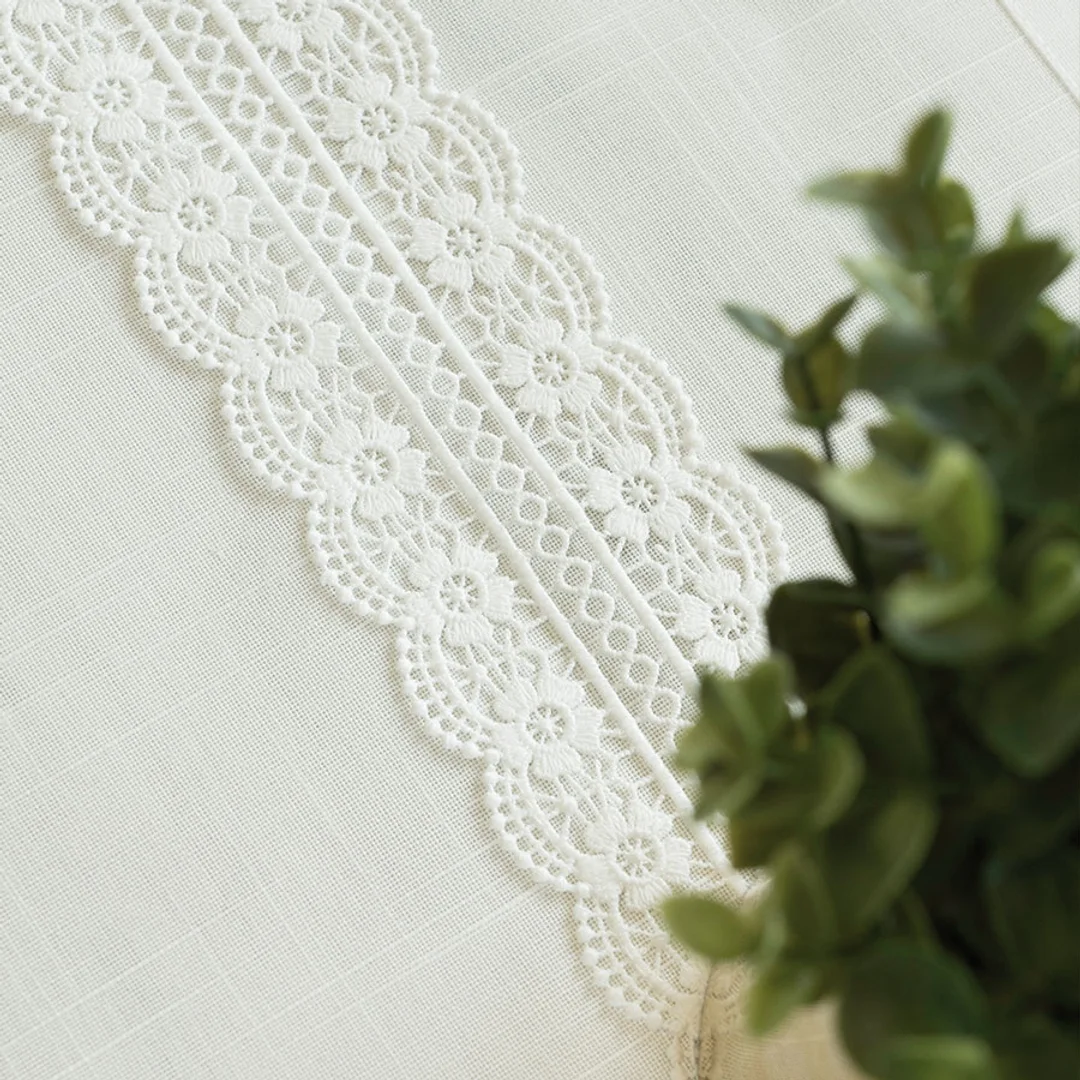 Obrus bieżnik 35x175 001 biały Sevilla — zdjęcie 3