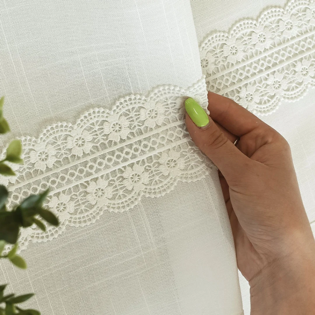 Obrus bieżnik 35x175 001 biały Sevilla — zdjęcie 4
