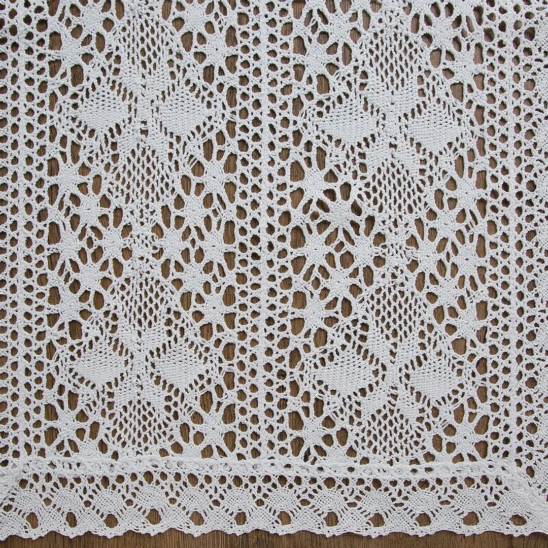 Obrus bieżnik 40x140 Mary biały ażurowy Eurofirany — zdjęcie 3