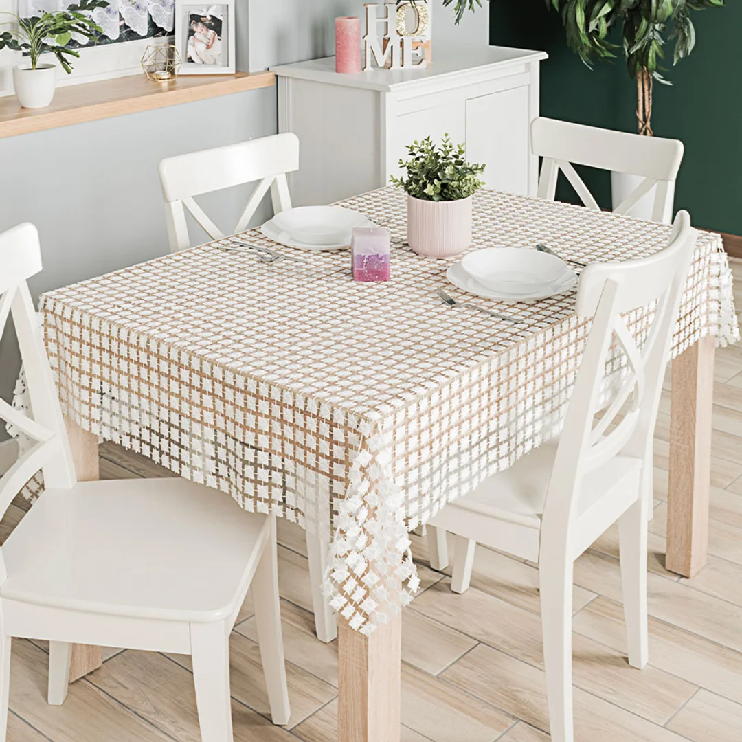 Obrus gipiurowy 140x240 010 off white Jasmina — zdjęcie 2