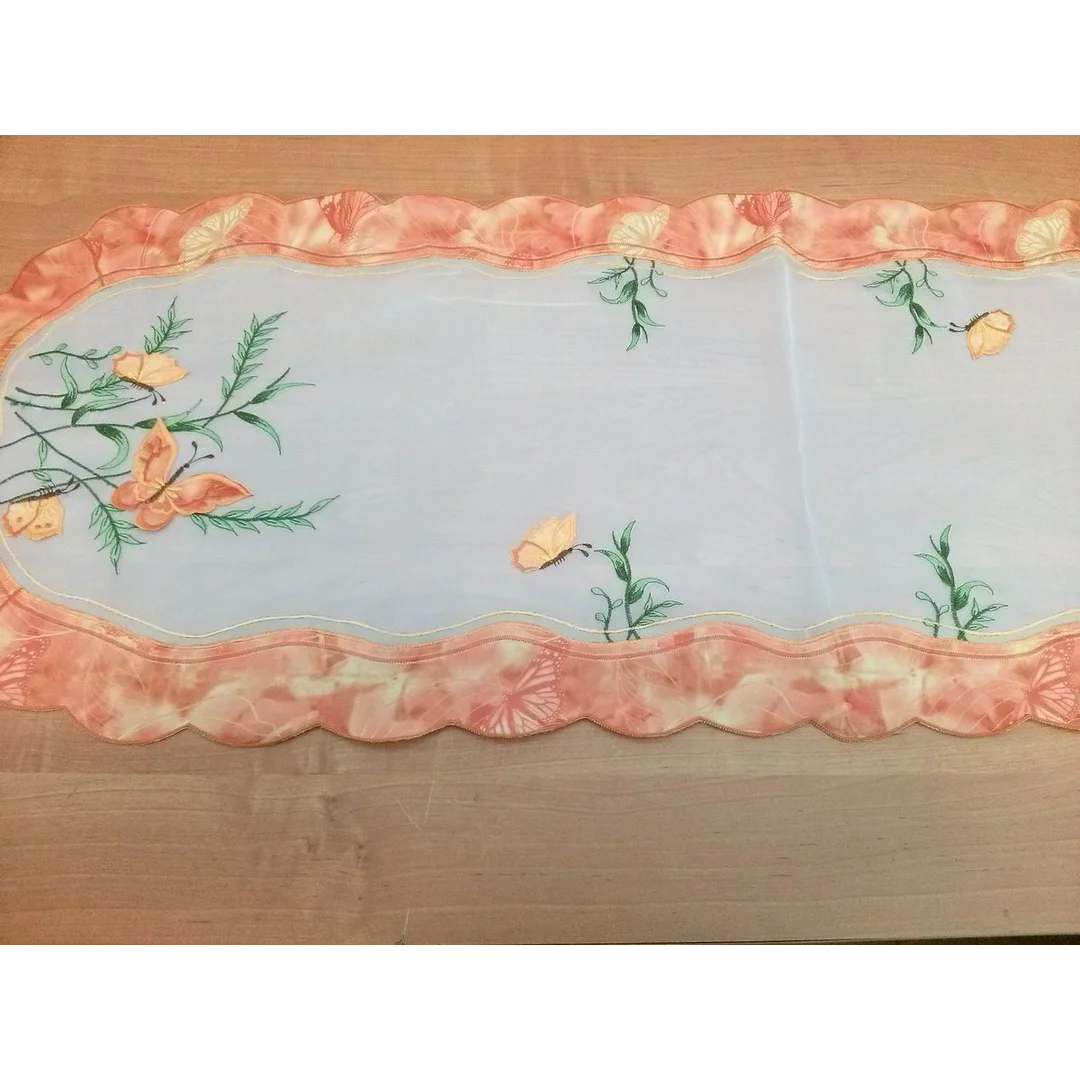 Obrus haftowany 45x110 kolorowe motyle Niska cena!!! — zdjęcie 4