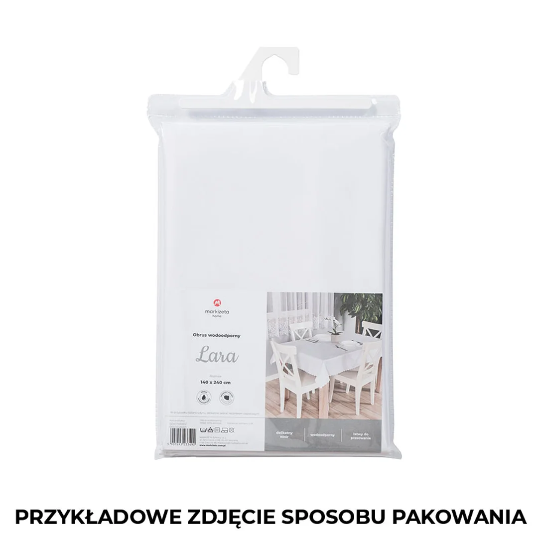 Obrus wodoodporny 140x240 001 biały Mija — zdjęcie 6