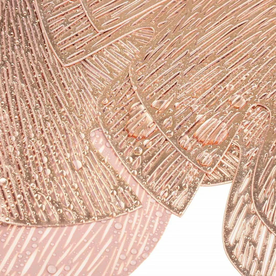 Podkładka na stół 44x36 Monstera liść rose złota pod talerze — zdjęcie 2