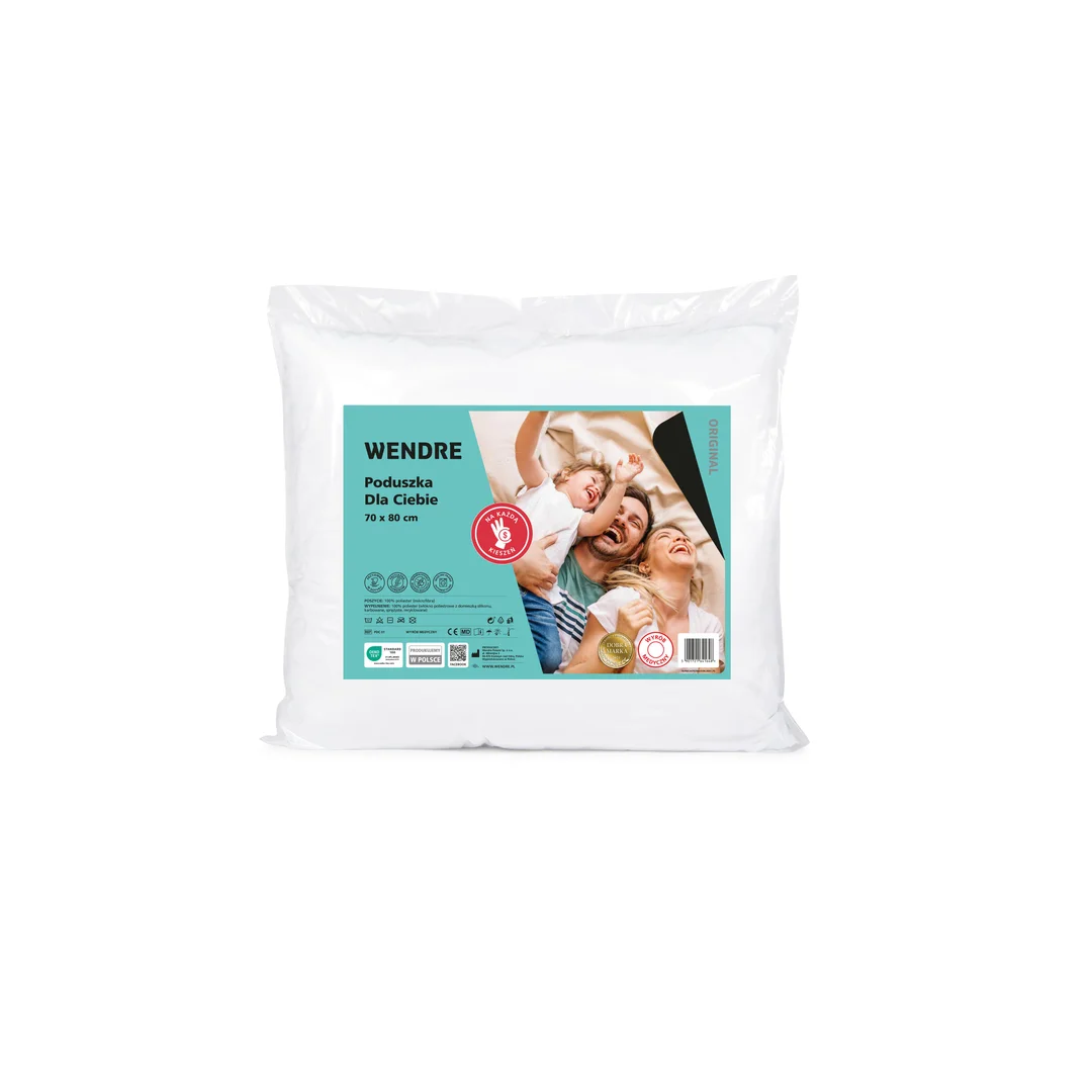 Poduszka antyalergiczna 70x80 Dla Ciebie 1000g Wendre — zdjęcie 2