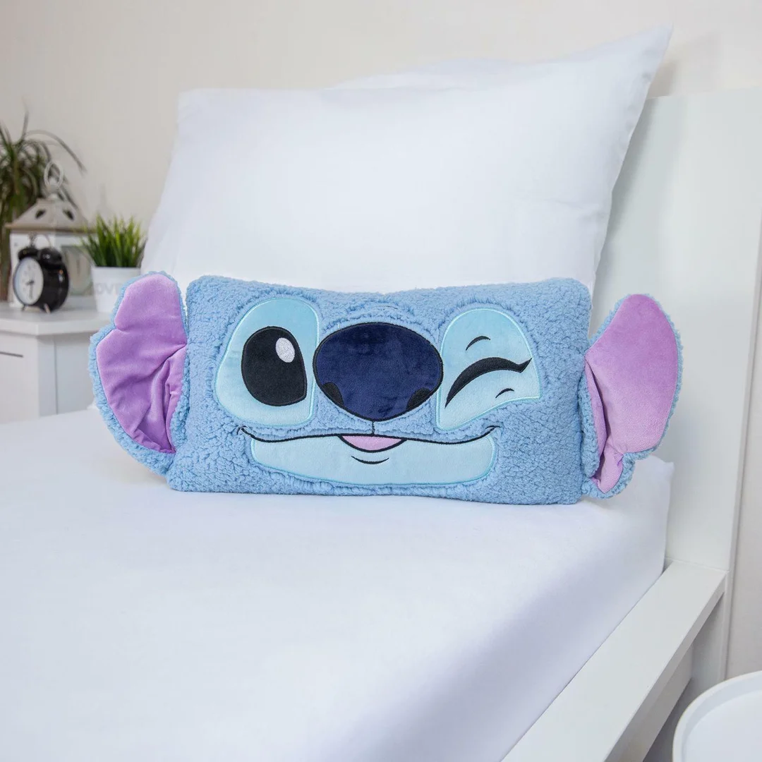 Poduszka dziecięca Lilo i Stitch niebieska 27x45 kształtka przytulanka — zdjęcie 2