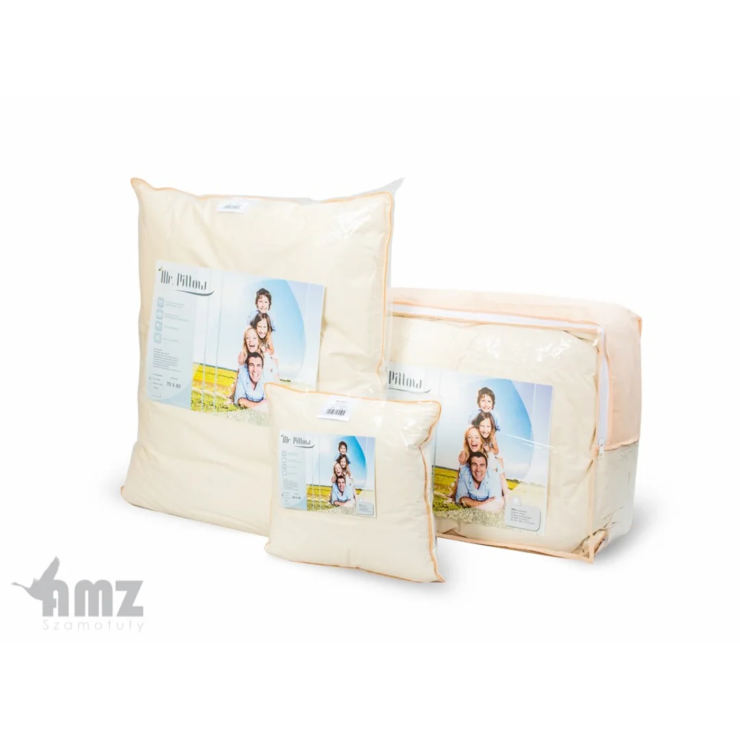 Poduszka puch gęsi 60% 70x80 Mr. Pillow 1300g kremowa AMZ — zdjęcie 3