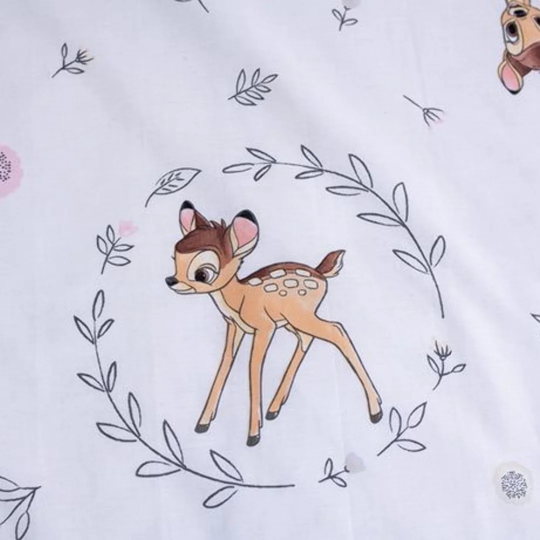 Pościel bawełniana 100x135 Bambi sarenka beżowa do łóżeczka 4768 poszewka 40x60 JF24 — zdjęcie 3