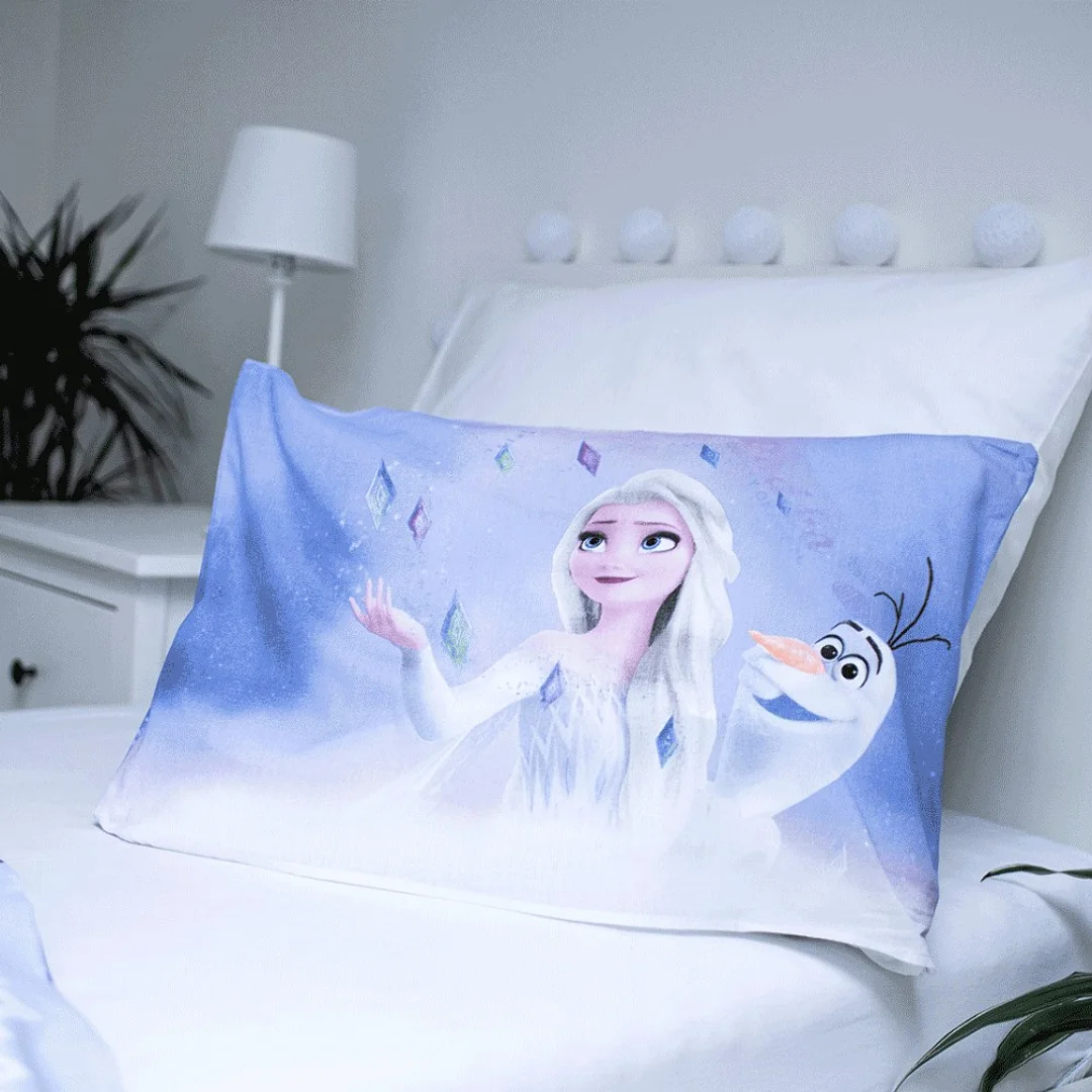 Pościel bawełniana 100x135 Frozen Kraina Lodu 0745 Anna Elsa do łóżeczka poszewka 40x60 — zdjęcie 4