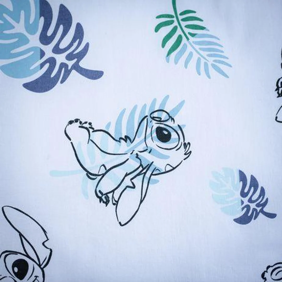 Pościel bawełniana 100x135 Lilo & Stitch miętowa poszewka 40x60 JF 24 — zdjęcie 4