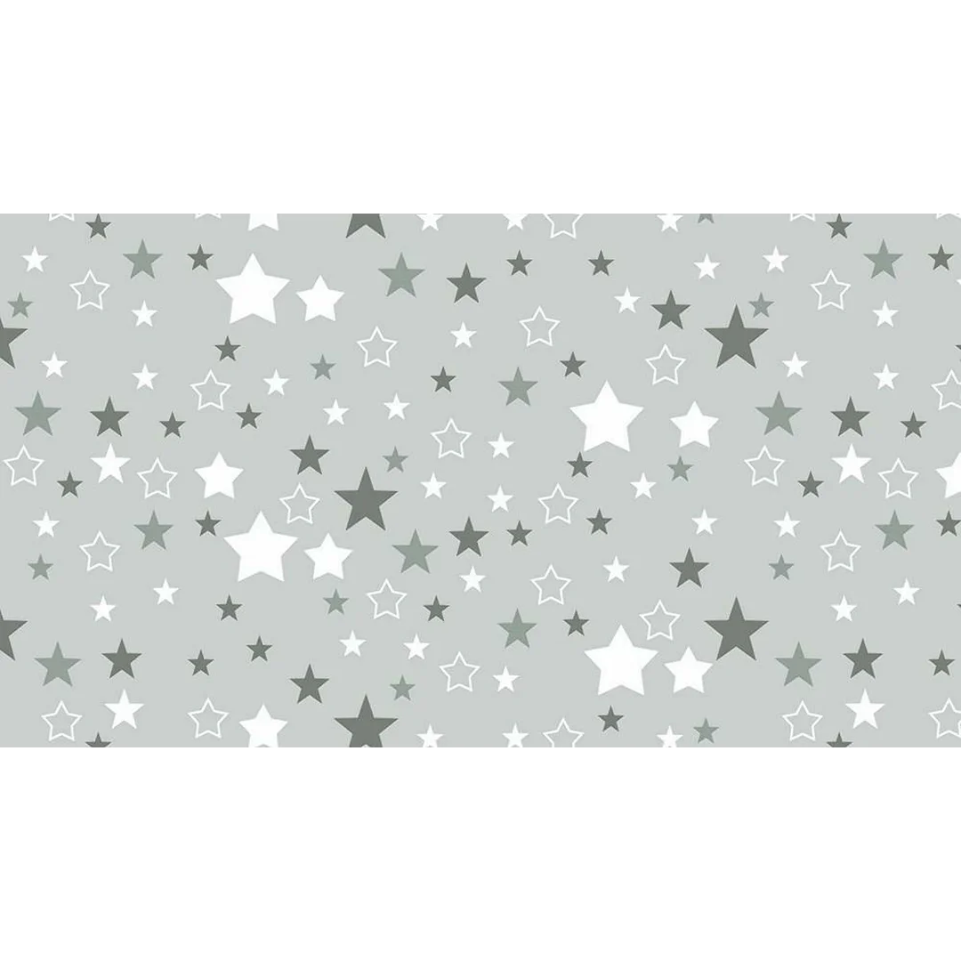Pościel bawełniana 140x200 366K gwiazdki szara Kids 24 — zdjęcie 2