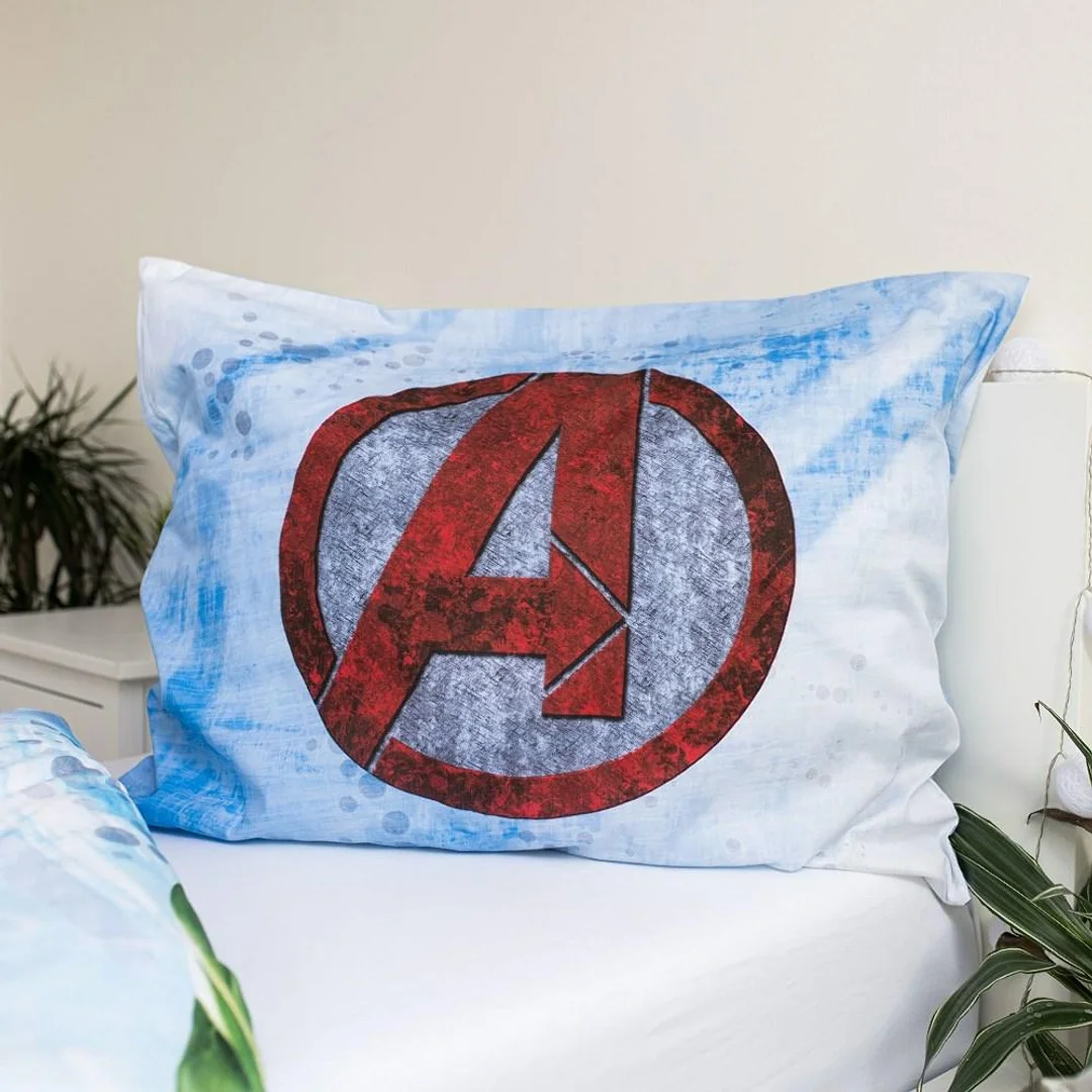 Pościel bawełniana 140x200 Avengers Heroes Kapitan Ameryka poszewka 70x90 — zdjęcie 4
