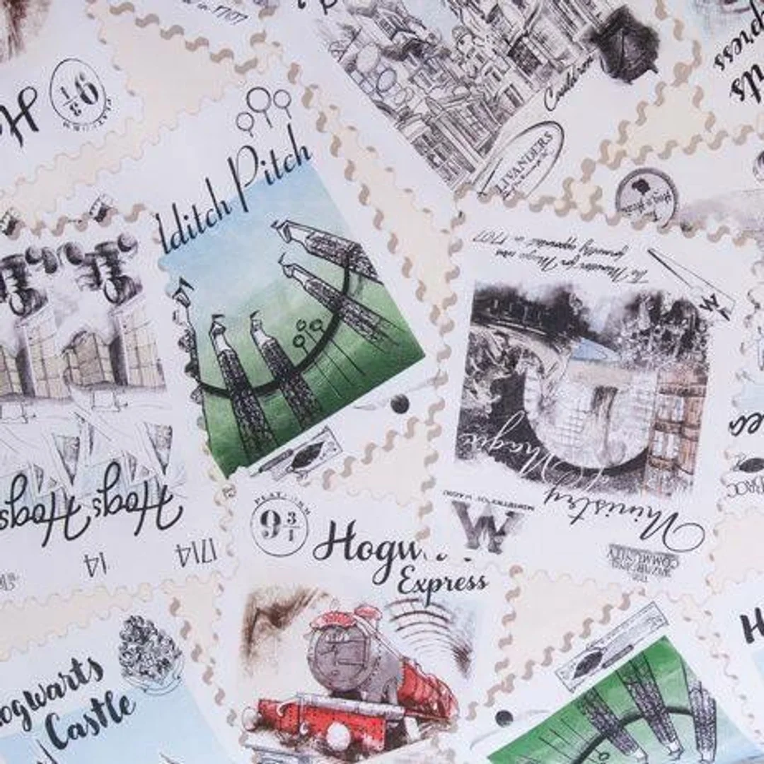 Pościel bawełniana 140x200 Harry Potter Hedwiga kolorowa poszewka 70x90 JF24 — zdjęcie 5
