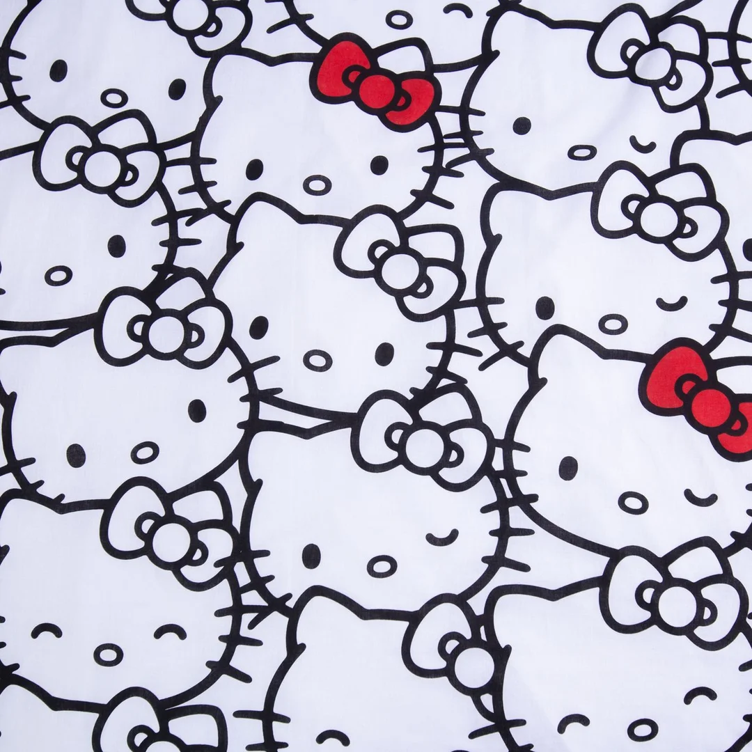 Pościel bawełniana 140x200 Hello Kitty poszewka 70x90 JF24 — zdjęcie 2