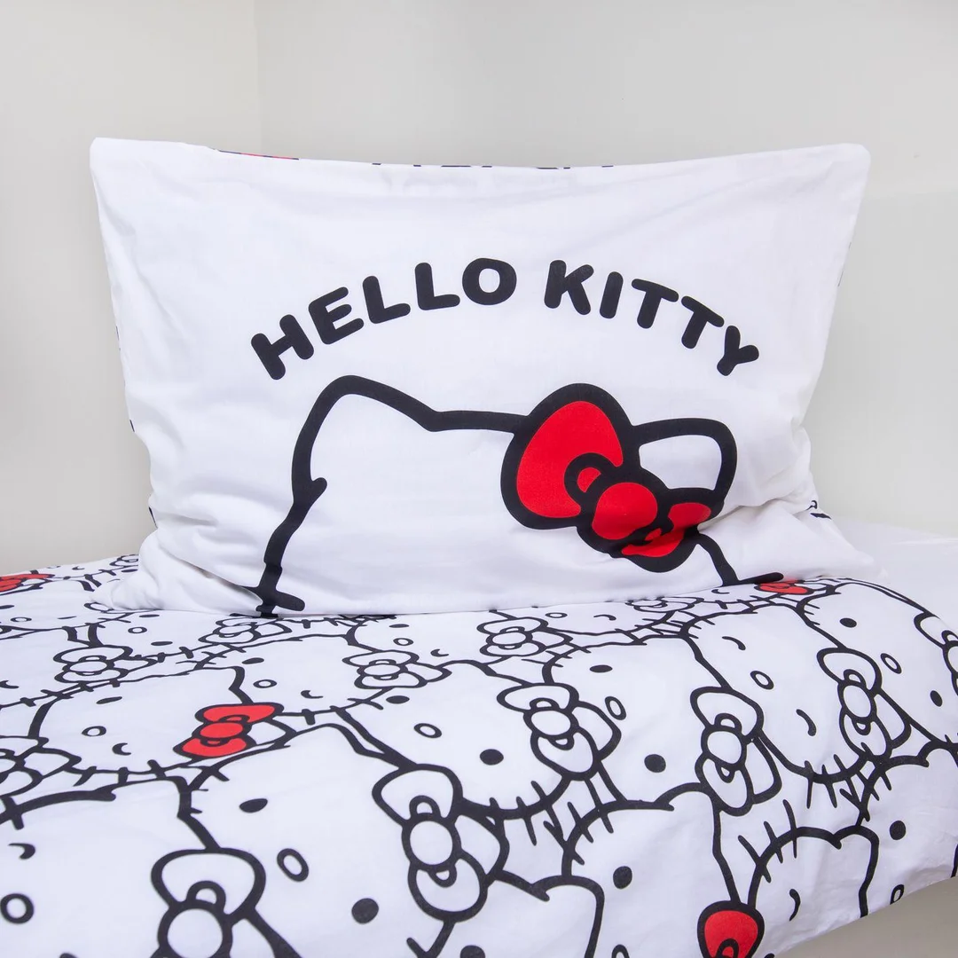 Pościel bawełniana 140x200 Hello Kitty poszewka 70x90 JF24 — zdjęcie 6