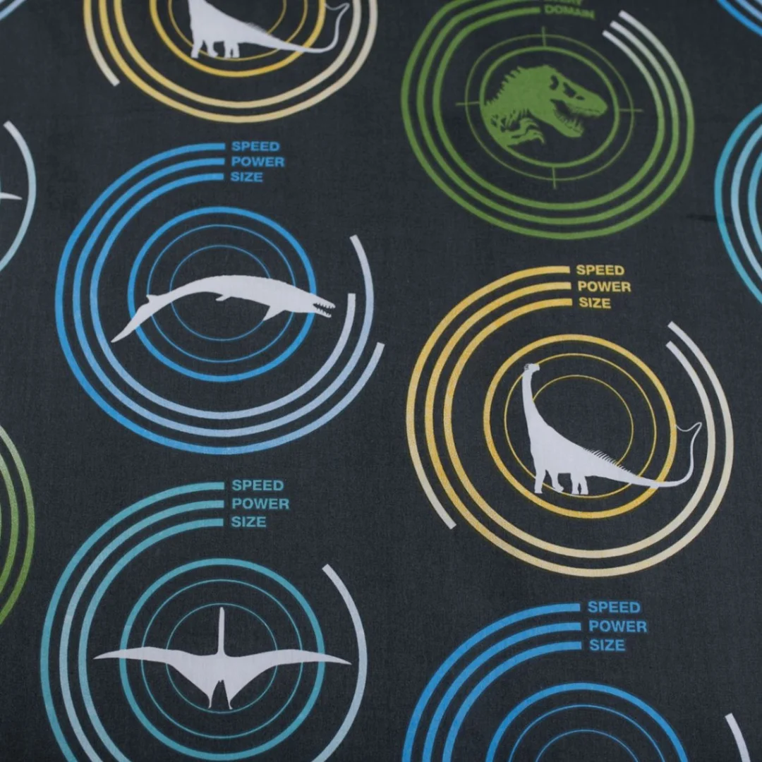 Pościel bawełniana 140x200 Jurassic World T.rex Dinozaur poszewka 70x90 JF24 — zdjęcie 4