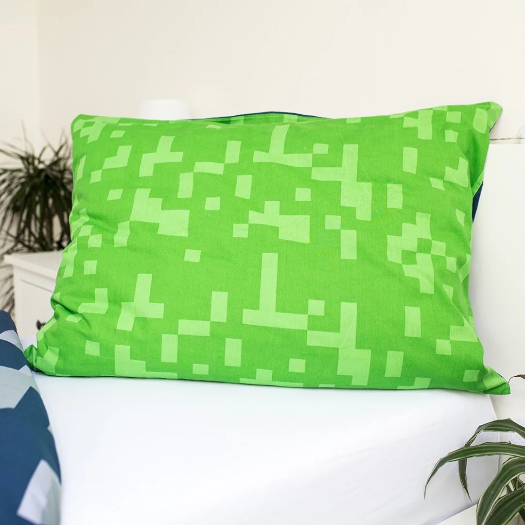 Pościel bawełniana 140x200 Minecraft 1216 Sssleep Tight poszewka 70x90 JF 02 — zdjęcie 5