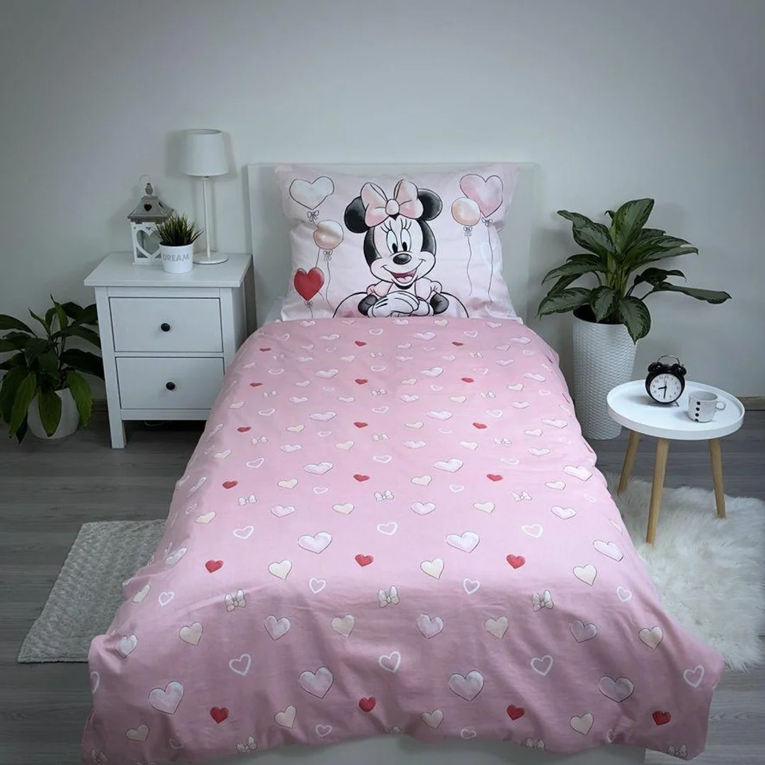 Pościel bawełniana 140x200 Minnie Balloon 02 poszewka 70x90 — zdjęcie 5