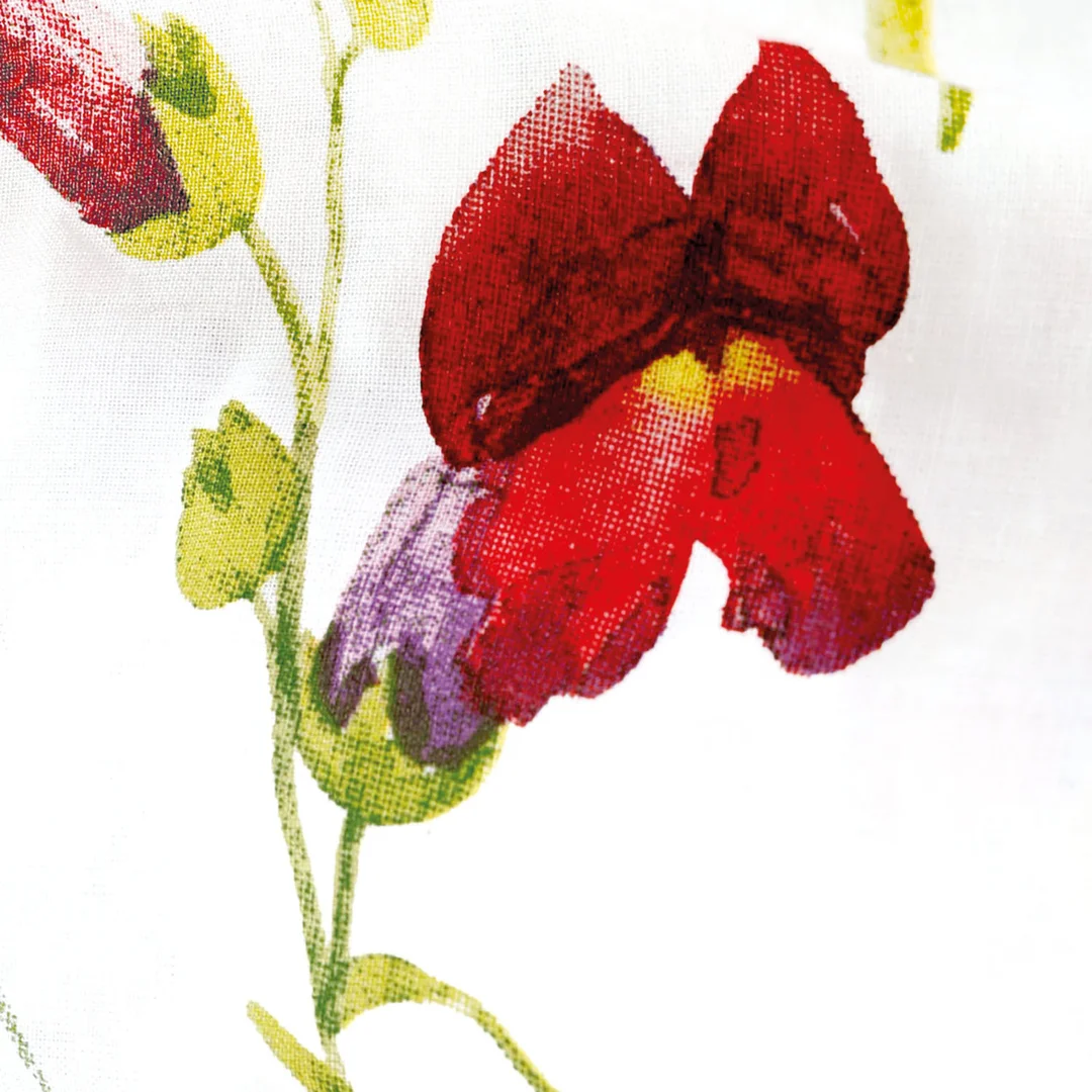 Pościel bawełniana 160x200 Wild Meadow biała kwiaty łąkowe 71507/1 Cottonlove — zdjęcie 7