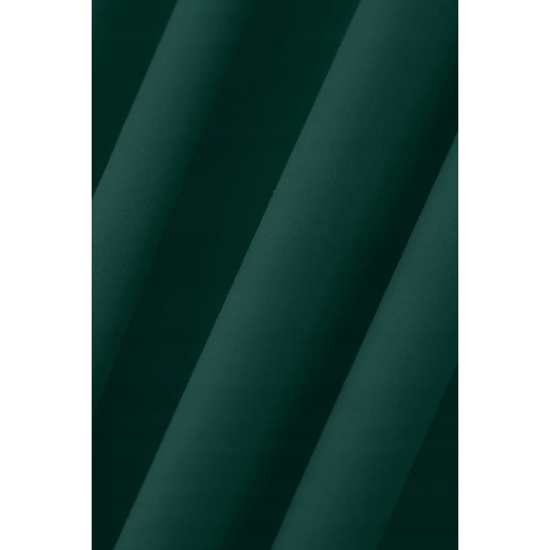 Pościel satynowa 140x200 butelkowa zieleń Złoty Spokój — zdjęcie 5