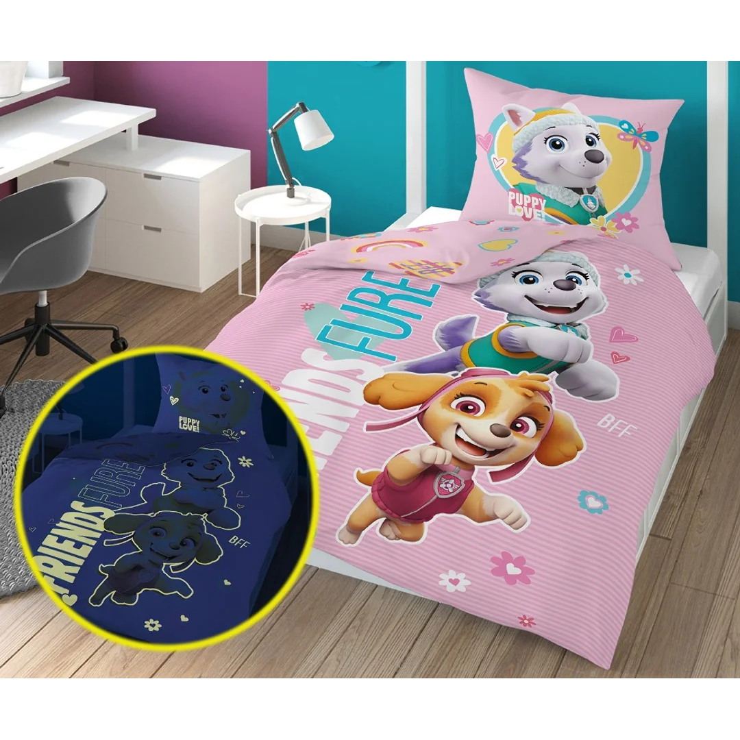 Pościel świecąca w ciemności 160x200 Psi Patrol PP 24 Licencyjna 39 — zdjęcie 2
