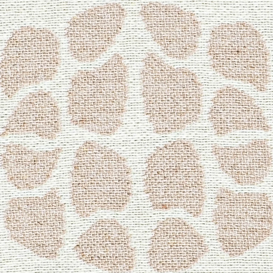 Poszewka bawełniana akrylowa 50x50 2155-3 Geometryczna lilia beżowa RAW — zdjęcie 3