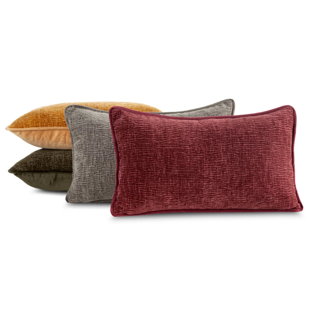 Poszewka dekoracyjna 30x50 Rosi 05 kremowa szenilowa welwetowa Eurofirany — zdjęcie 2