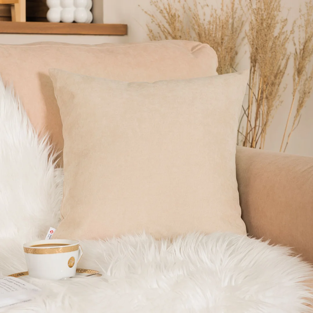 Poszewka dekoracyjna 40x40 003 cappuccino Milas — zdjęcie 2