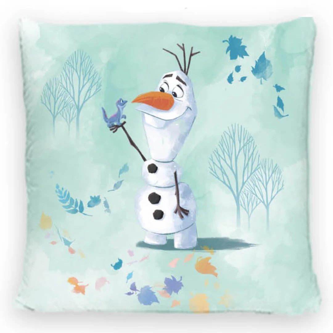 Poszewka dekoracyjna 40x40 Frozen Elsa miętowa welwetowa 12 Carbotex — zdjęcie 2