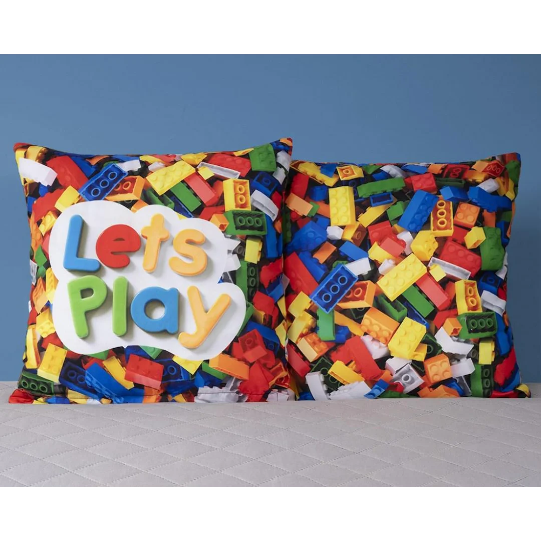 Poszewka dziecięca 40x40 klocki MF 18 Kids 114 — zdjęcie 2