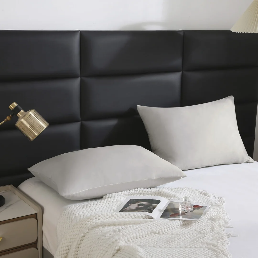 Poszewka satynowa 50x60 taupe jednobarwna — zdjęcie 5