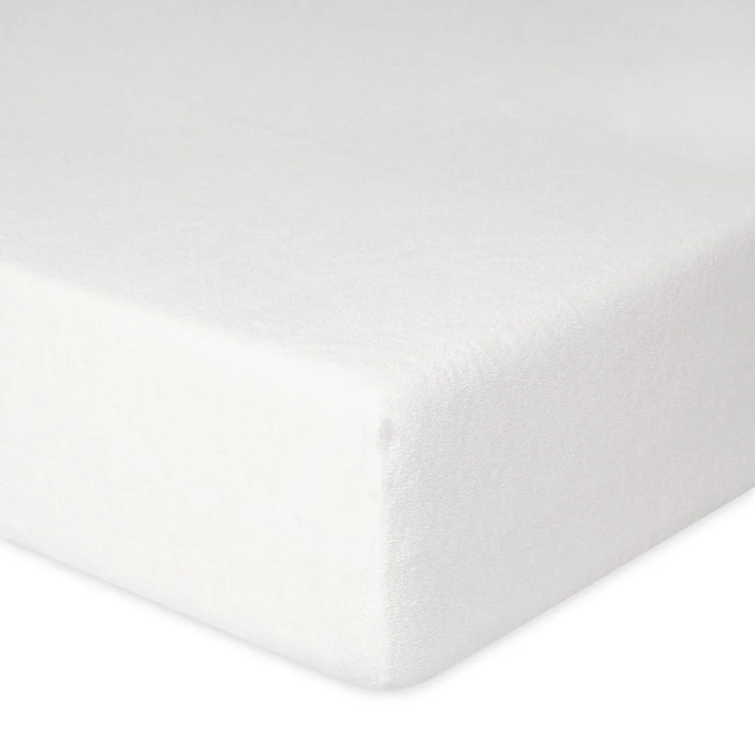 Prześcieradło frotte z gumką 140x200 białe 01 Classic — zdjęcie 5