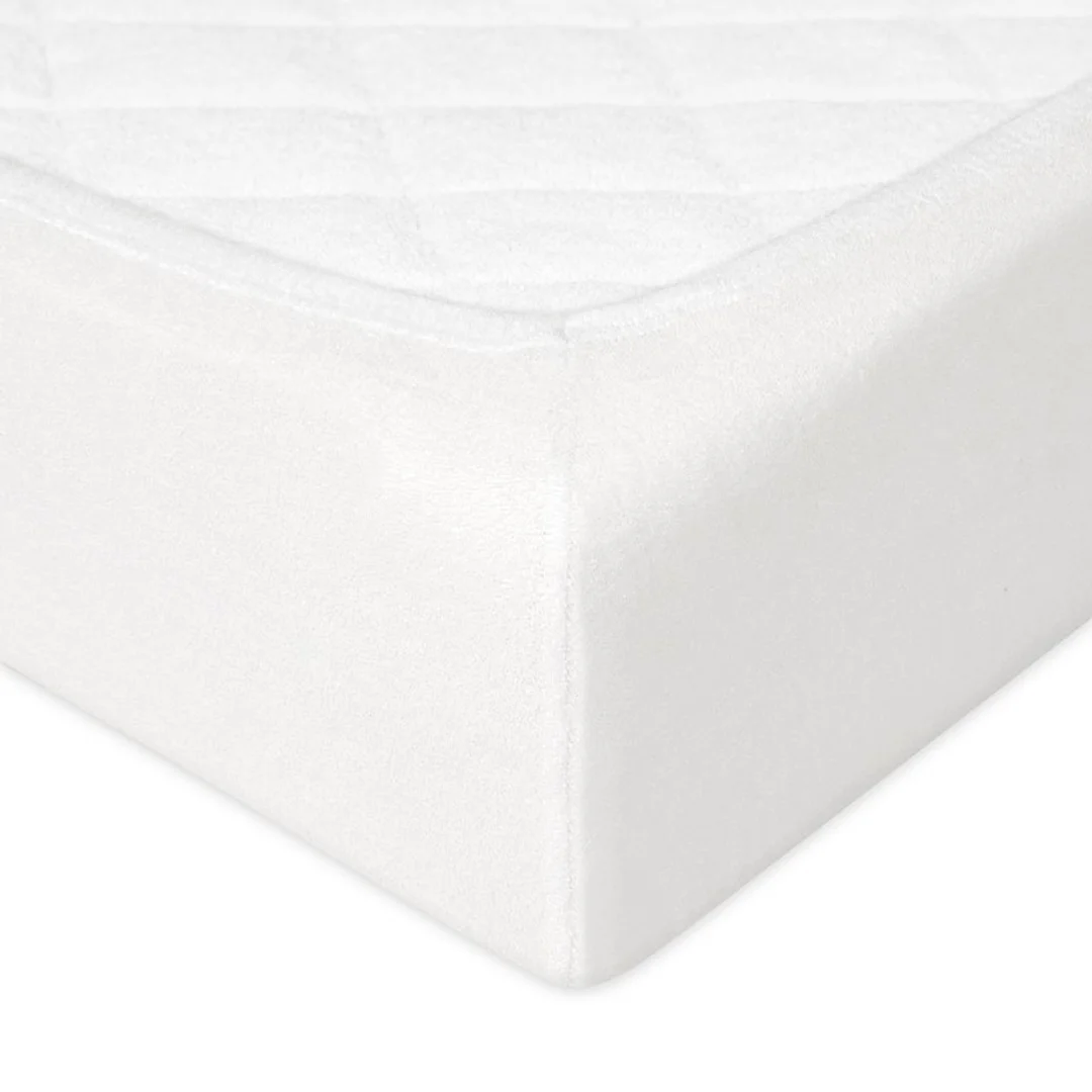 Prześcieradło frotte z gumką 140x200 białe 01 Classic — zdjęcie 6