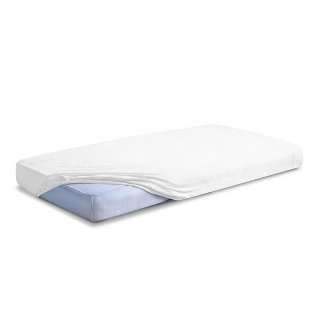 Prześcieradło frotte z gumką 140x200 białe 01 Classic — zdjęcie 7
