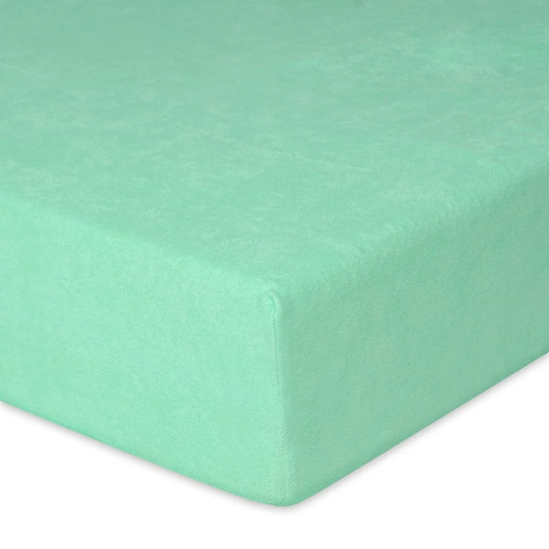 Prześcieradło frotte z gumką 140x200 miętowe 33 Premium — zdjęcie 2