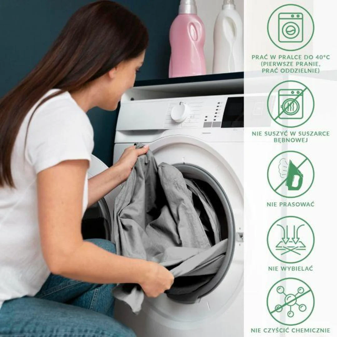 Prześcieradło frotte z gumką 160x200 popielate 024 Premium — zdjęcie 5