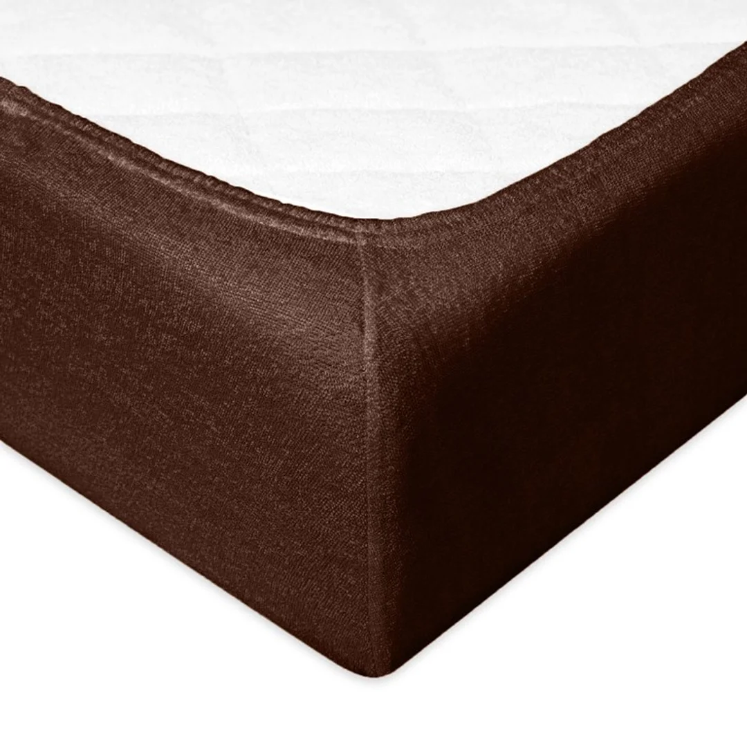 Prześcieradło frotte z gumką 220x200 czekoladowe 18 Classic — zdjęcie 5