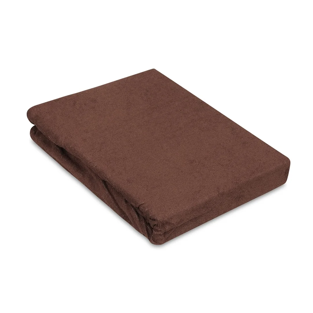 Prześcieradło frotte z gumką 220x200 czekoladowe 18 Classic — zdjęcie 8