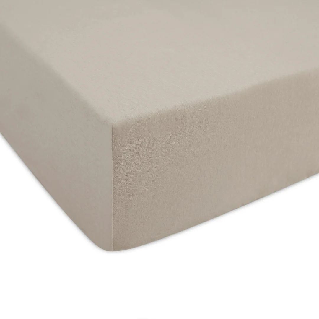 Prześcieradło jersey z gumką 120x200 kakaowe 046 Constance KARO — zdjęcie 4