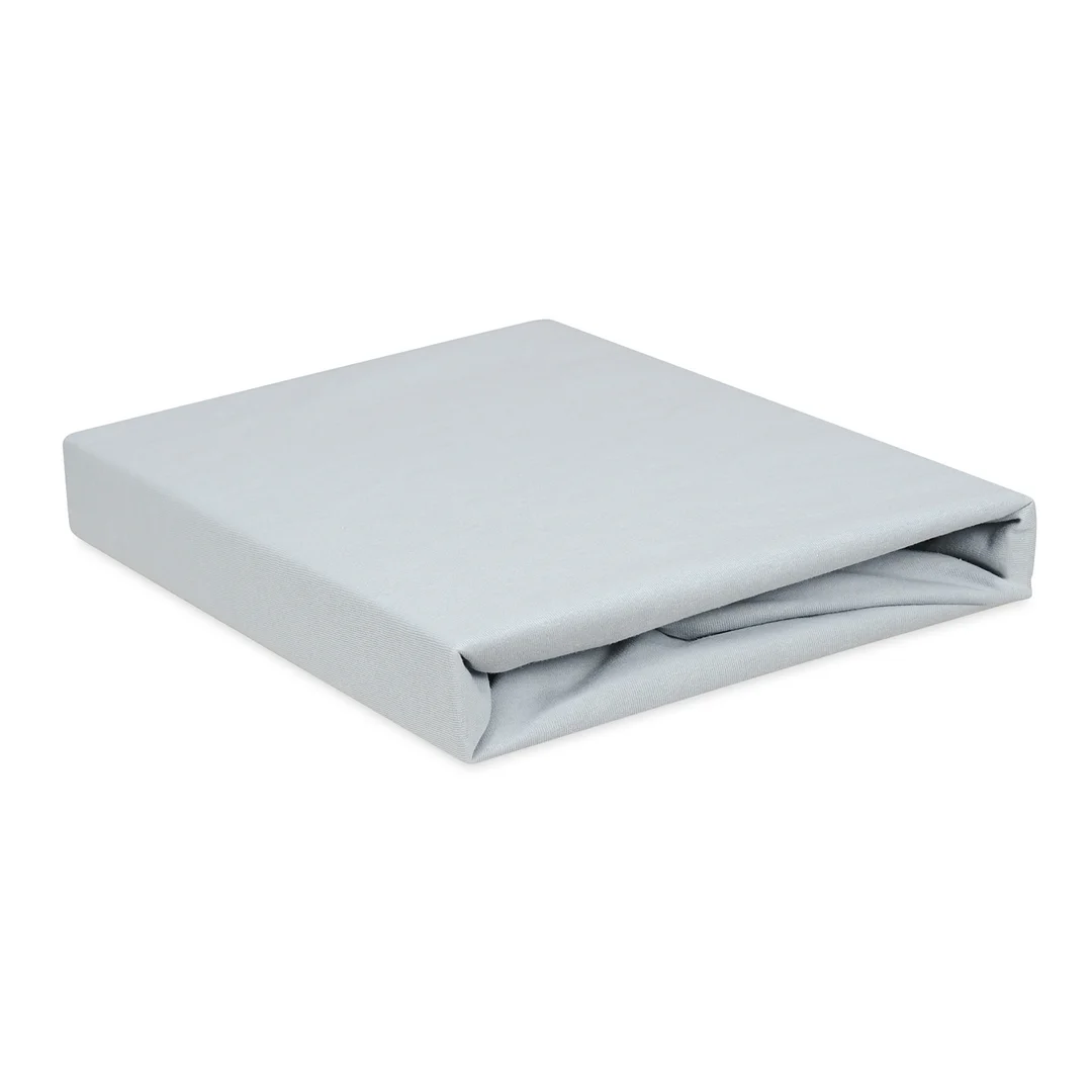 Prześcieradło jersey z gumką 160x200 szare 42 Classic — zdjęcie 4