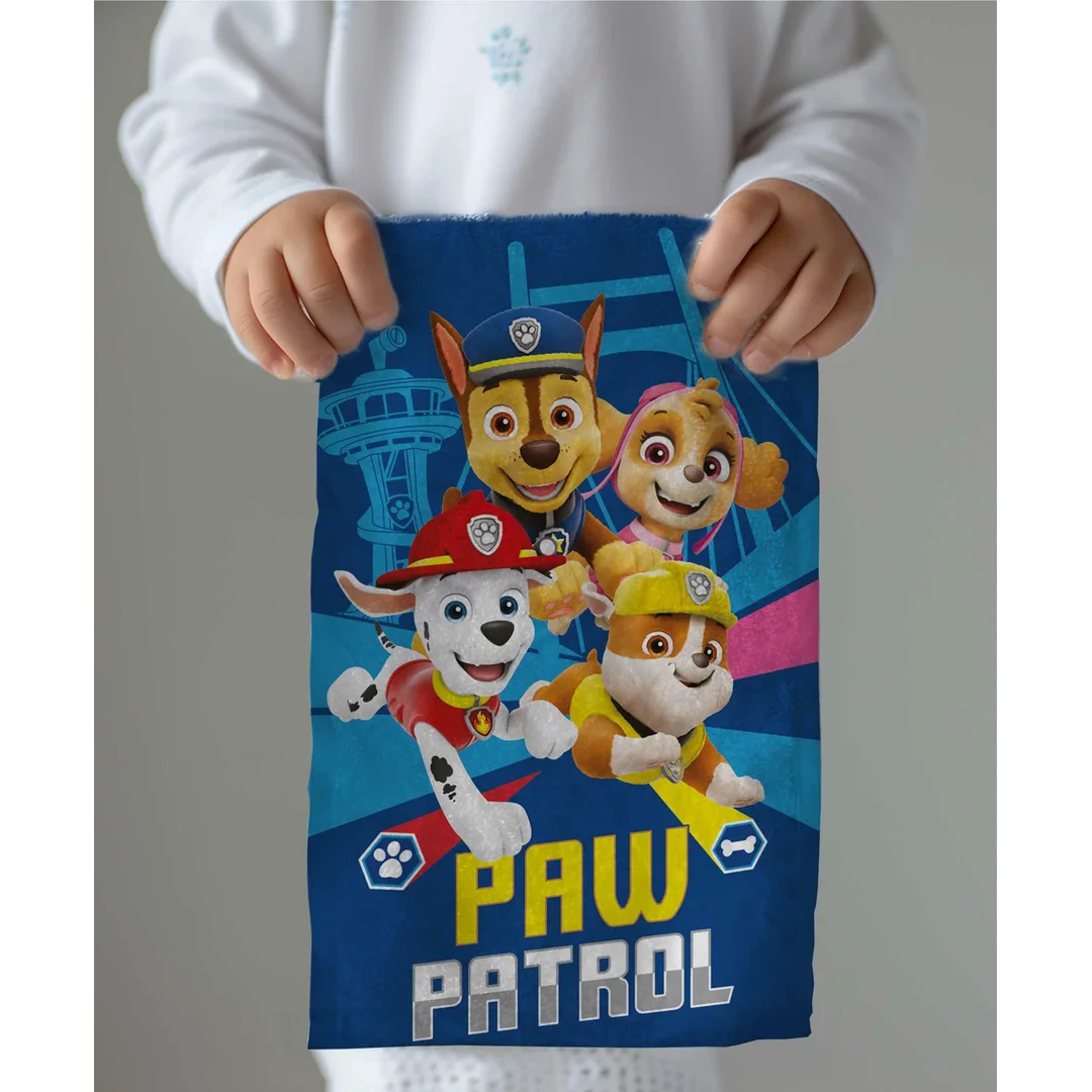 Ręczniczek do przedszkola 30x50 Psi Patrol granatowy wielokolorowy dziecięcy bawełniany 19 T — zdjęcie 2