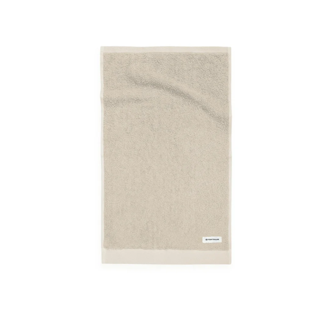 Ręcznik 30x50 Tom Tailor beżowy frotte 500 g/m2 — zdjęcie 2