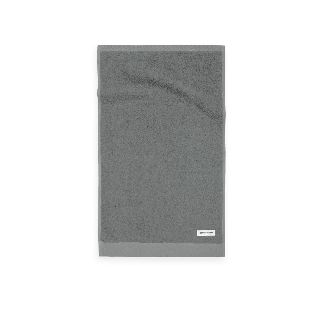 Ręcznik 30x50 Tom Tailor grafitowy frotte 500 g/m2 — zdjęcie 2
